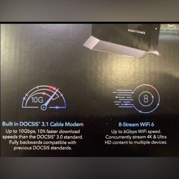 Netgear Nighthawk Router W Original Box - Good Condition - Picture 6 of 11